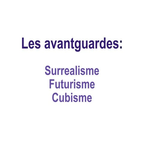 Les Avantguardes