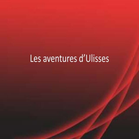 Les aventures d’Ulisses | PPTX