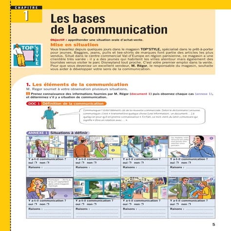 Les bases de la communication | PDF