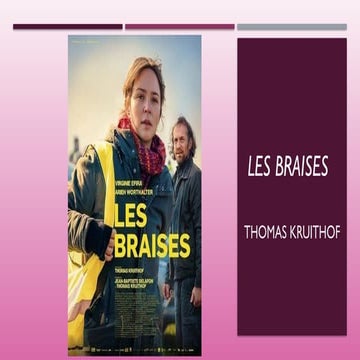 LES BRAISES.pptx Film belge sur Les gilets jaunes.