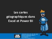 Les cartes géographiques dans excel...