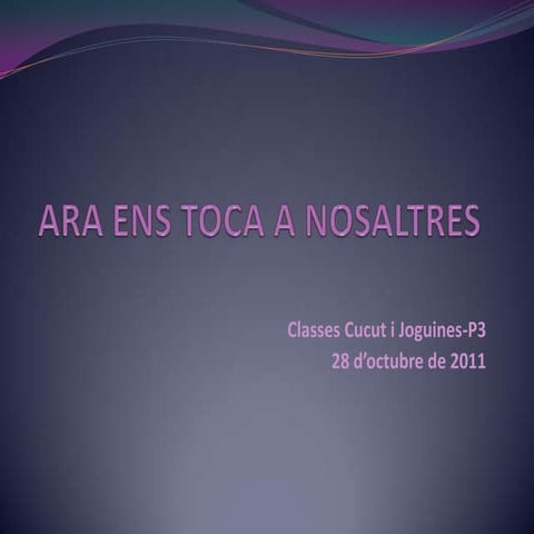 Les classes cocut i joguines experimenten 