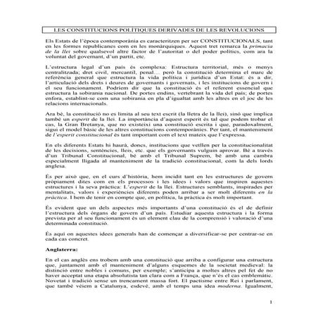 Les constitucions