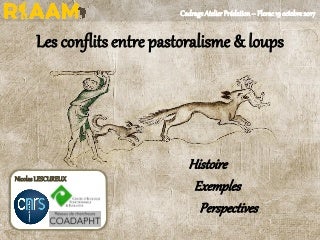 Les conflits entre pastoralisme & loups - LESCUREUX 