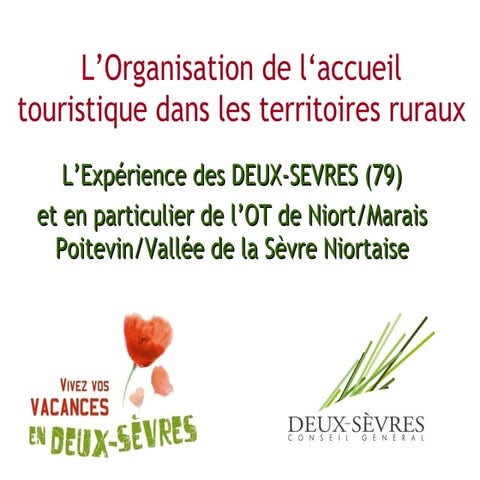 L’Organisation de l‘accueil touristique dans les territoires ruraux : exemple...