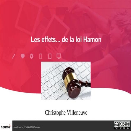 Les effets de la loi Hamon