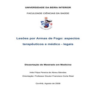 Lesões por armas de fogo