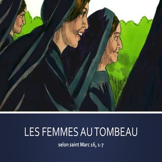 Les femmes au tombeau selon Marc 16...