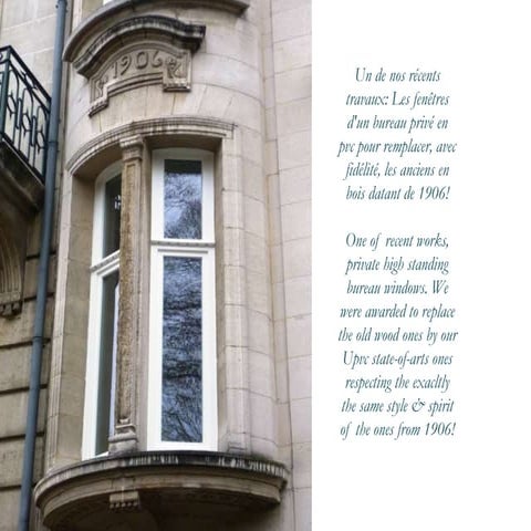 Les fenêtres d'un bureau privé - High end private Bureau
