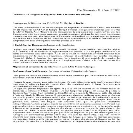 Les grandes migrations en Asie Mineure nov 2016