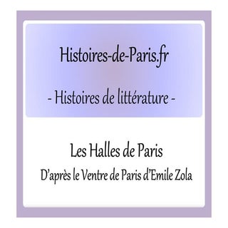 Les halles du ventre de paris de E ...