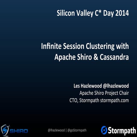 Cassandra Day SV 2014: Infinite Session Clustering with Apache Cassandra