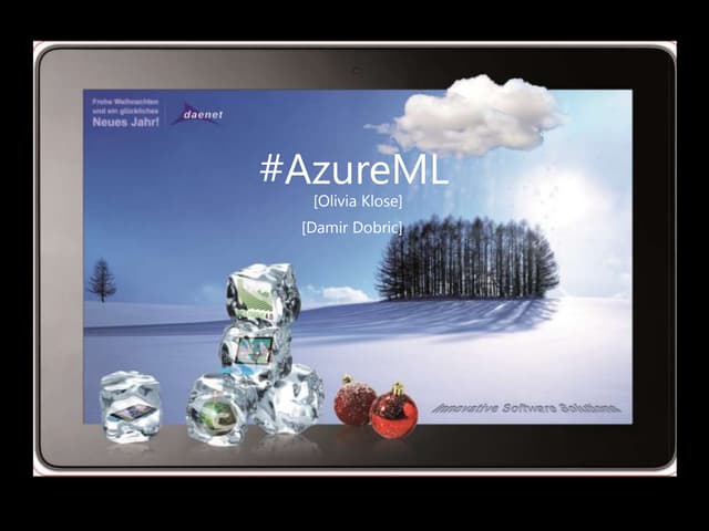 Azure Machine Learning Intro