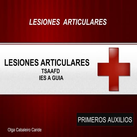 Lesiones Articulares, Musculares Y Tendinosas