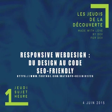 Les jeudis de la découverte