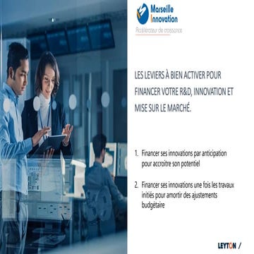 Les leviers du financement de l'innovation | PDF