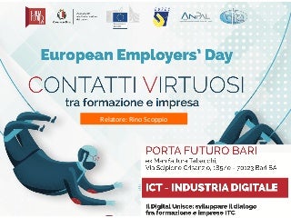 Convegno Eures a Porta Futuro Bari il 21 novembre 2017 - Le slide proiettate da Rino Scoppio 