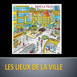 Les lieux de la ville