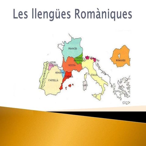 LES LLENGÜES ROMÀNIQUES