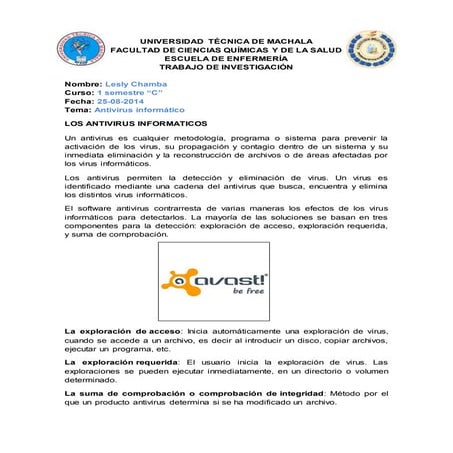 Antivirus informatico