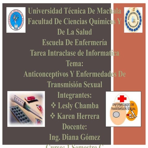 Anticonceptivos y Enfermedades de Transmision sexual