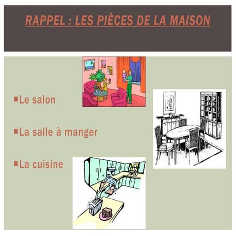 Les meubles de la maison