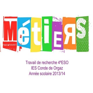 Les métiers par secteurs d'activité