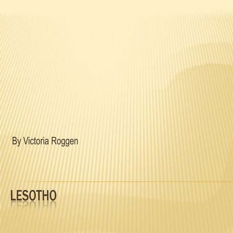 Lesotho presentation