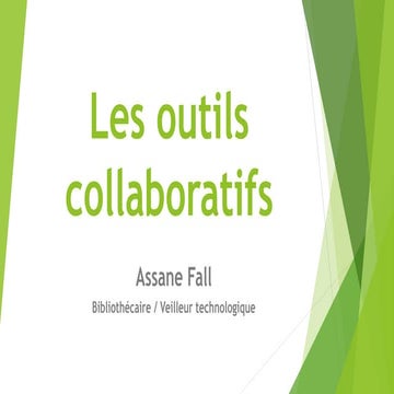 Les outils collaboratifs 