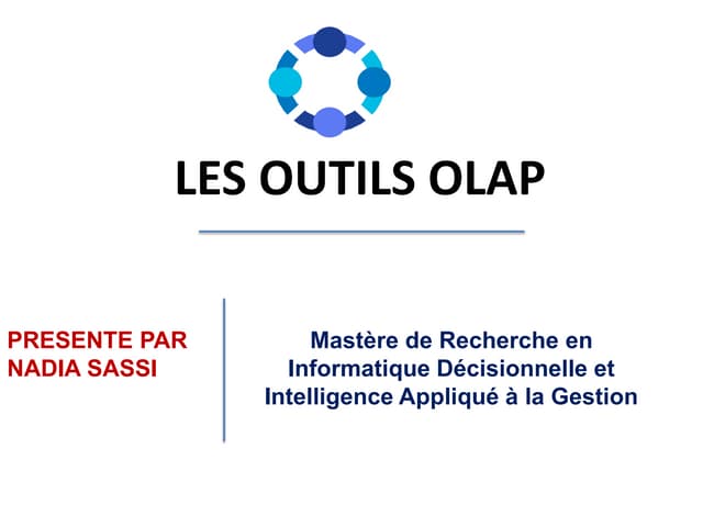 Les outils OLAP
