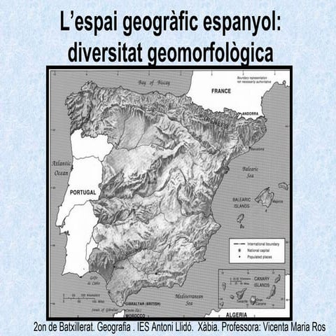 L’espai geogràfic espanyol