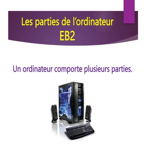Computer Parts in French - Les parties de l'ordinateur.pptx