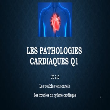 Les pathologies cardiaques 1er année inf | PPTX