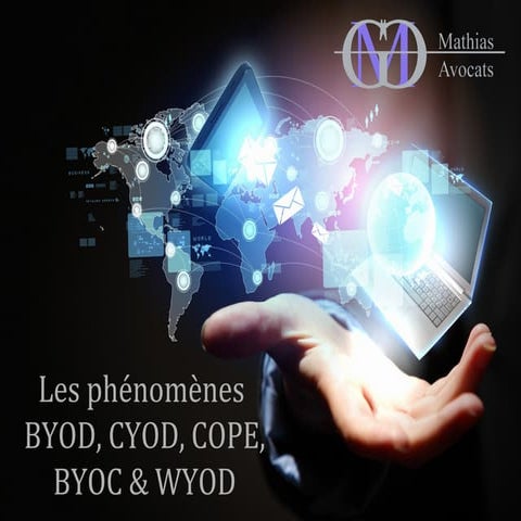 Les phénomènes BYOD, BYOC, WYOD, CYOD & COPE
