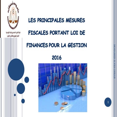 Les principales mesures fiscales portant loi de finances 2016 | PDF
