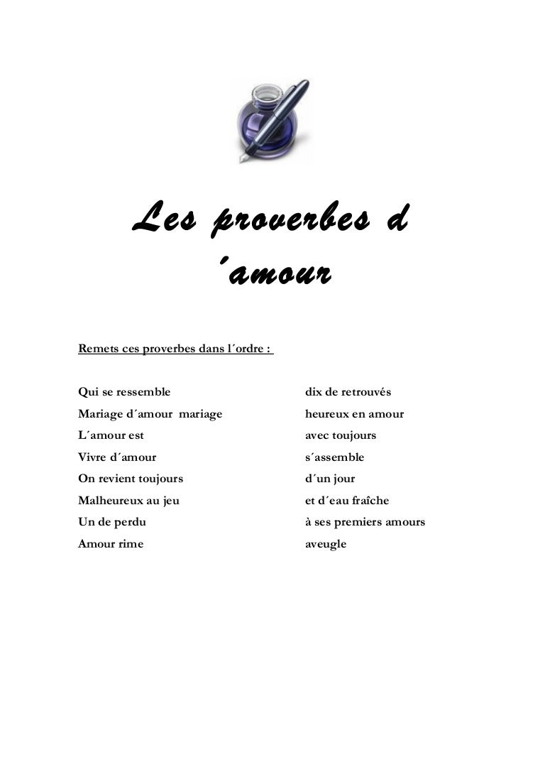 L Amour En Francais L Amour En Francais
