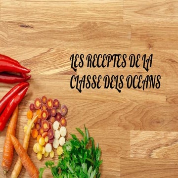 Les receptes de la classe dels oceans