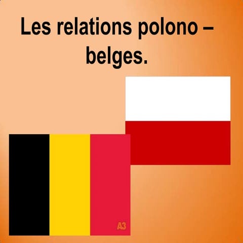 Les relations polono belges.