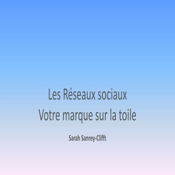 Les RéSeaux Sociaux