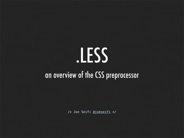 LESS