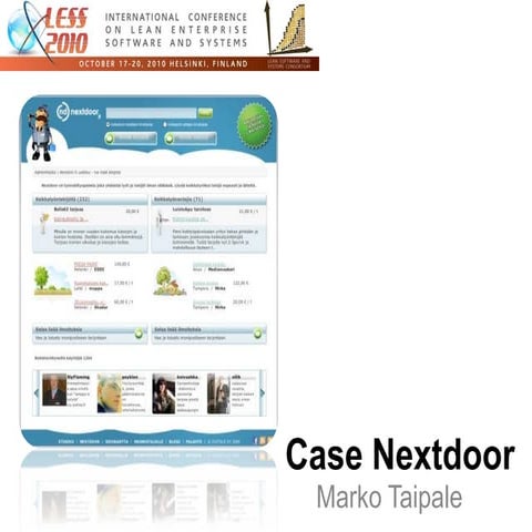 Case Nextdoor.fi at LESS2010
