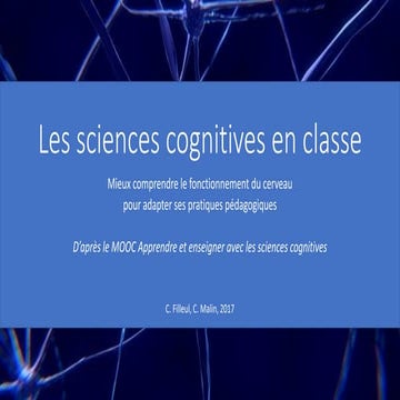Les sciences cognitives en classe | PDF