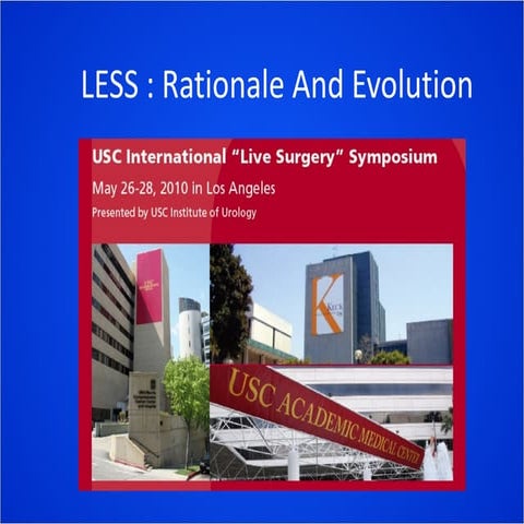 LESS : Rationale And Evolution | PPT