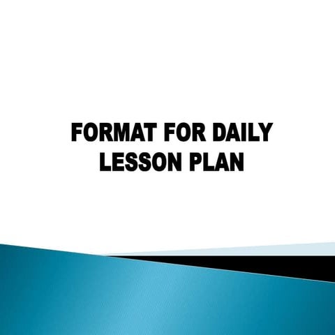 Lession plan 1 | PPTX