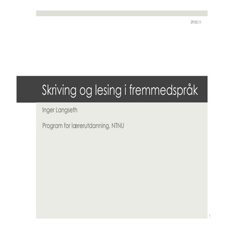 Les!Skriv! Fremmedspråk