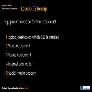 Lesson-08-Live-Streaming-Live -Streaming | PDF