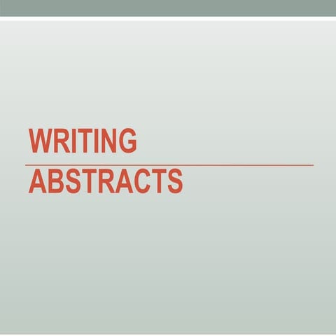 Abstracting lesson one point one lessons | PPTX