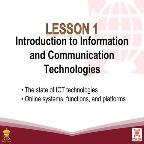 Lesson-1-Introduction-to-ICT............................... | PPTX ...