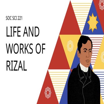 01 - Rizal Law (RA 1425) | Life and Works of Rizal (Slides) | PDF