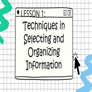 LESSON-1-TECHNIQUES-IN-ORGANIZING-INFO.pptx